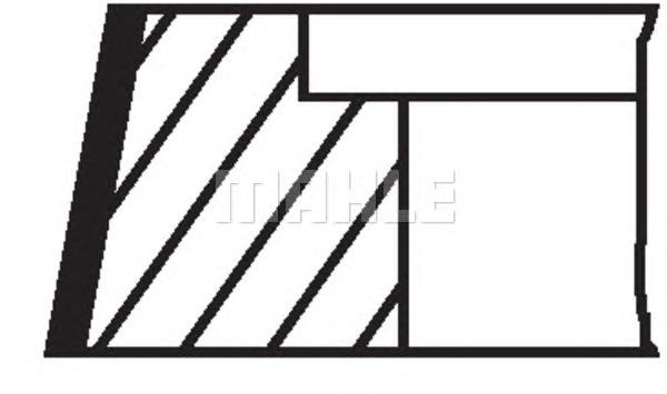 Set segmenti piston NISSAN TERRANO Mk II (R20) - Cod intern: W20166170 - LIVRARE DIN STOC in 24 ore!!!