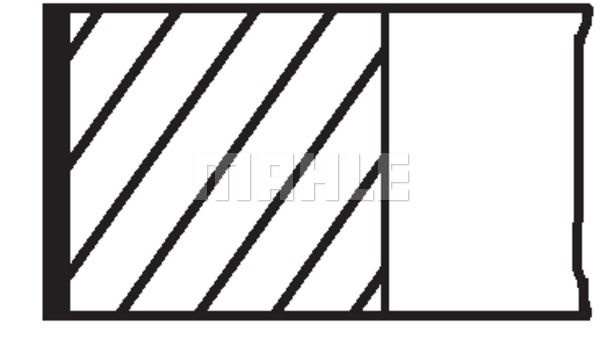 Set segmenti piston ~ Peugeot 2008 2013 2014 2015 