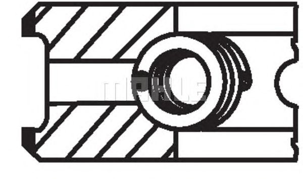 Set segmenti piston PEUGEOT PARTNER platou/sasiu - Cod intern: W20166125 - LIVRARE DIN STOC in 24 ore!!!