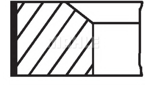 Set segmenti piston # Renault Kangoo 1997 1998 1999 2000 2001 2002 2003 2004 2005 2006 2007 2008 2009 2010 2011 2012 2013 2014 2015 2016 2017 2018 2019 2020 2021 2022 2023 2024 2025 # 022 04 N0 # MAHLE