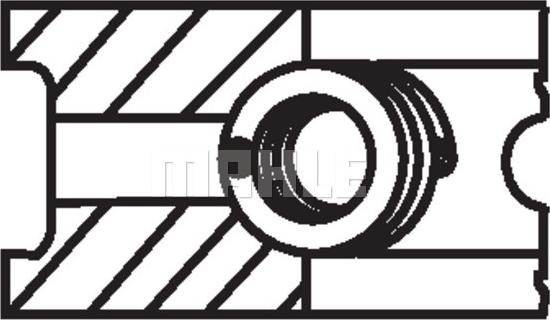 Set segmenti piston RENAULT KANGOO (KC0/1_), Dubit