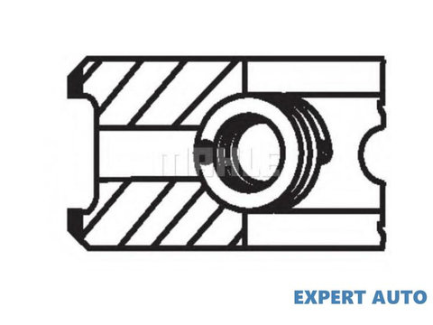 Set segmenti piston Ssang Yong MUSSO 1993- #2 0000305224