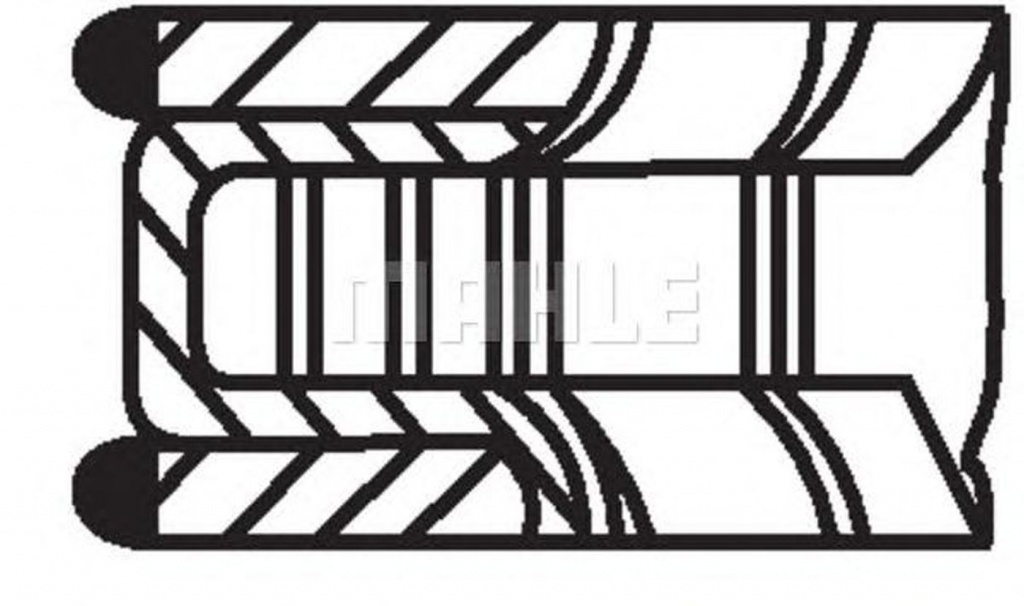 Set segmenti piston VW TOURAN 1T1 1T2 MAHLE ORIGIN