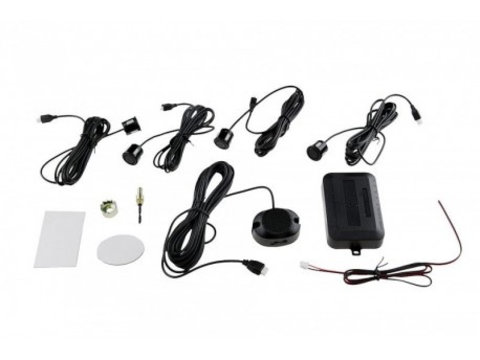 Set Senzori Parcare, Kit Uniwersalny:/4 Sensory W Kolorze Czarnym, Epdc-Uv-017