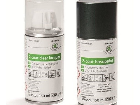 Set Spray Vopsea + Lac Oe Skoda Black Crystal F9X/6J6J 000050200AF9X