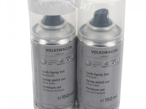 Set Spray Vopsea + Lac Oe Volkswagen Candy White Uni 150ML LLS0U6B9A