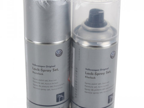 Set Spray Vopsea + Lac Oe Volkswagen Reflex Silver Metalizat 150ML LLS0M6A7W