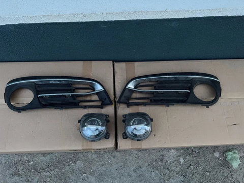 SET stanga dreapta grila proiector LED BMW F10 F11 LCI Facelift Orig