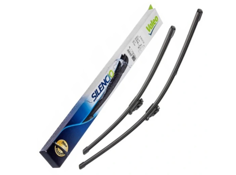 Set stergator auto Silencio Bmw X3 (G01), 06.2017-2024, X4 (G02), 03.2018-, Jaguar E-Pace, 11.2017-, montare fata, stanga+dreapta, 650+500 mm, fixare: OE Valeo, , VALEO