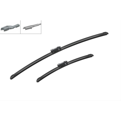 Set stergator parbriz Bosch 3397118966 Land Rover Range Rover Evoque (LV), 03.2011-05.2015, VW Tiguan (5N), 09.2007-05.2016, Volvo S60, 03.2004-03.2010, S80 03.2004-2006, V70, 06.2004-03.2007, XC70 (SW) 2004-2007, XC90 08.2004-2015, 2 buc., 600+530mm