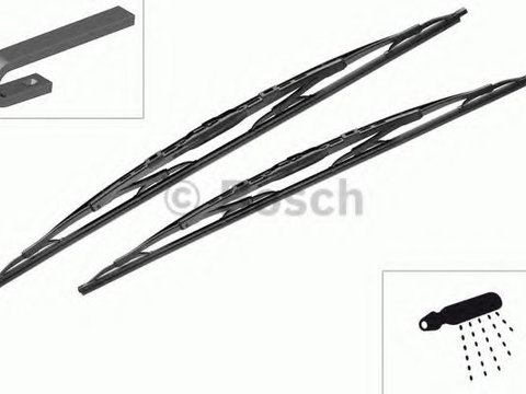 Set stergator parbriz LANCIA PHEDRA (179) (2002 - 2010) BOSCH 3 397 118 334 piesa NOUA