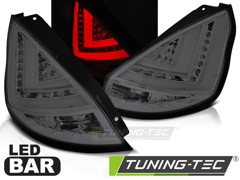 Set Stopuri FORD FIESTA MK7 08-12 HB fumuriu Led BAR