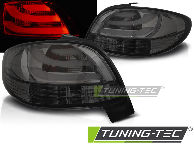 Set Stopuri PEUGEOT 206 10.98- fumuriu Led BAR