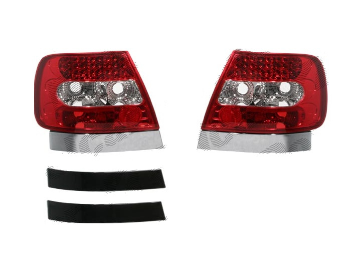 Set stopuri tuning AUDI A4 (B5), 11.1994-09.2001, model SEDAN, Taiwan, partea stanga+dreapta, LED, transparent,