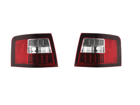 Set stopuri tuning AUDI A6 (C5), 05.1997-01.2005, model COMBI, Taiwan, partea stanga+dreapta, LED, transparent, cu locas bec,