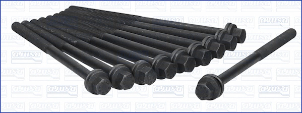 Set surub, chiulasa AJUSA 81034300 pentru HONDA CR-Z (ZF) 2010-2018