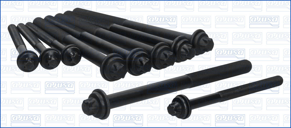 Set surub, chiulasa AJUSA 81071100 la masina FIAT DUCATO bus (250_) 2007 2008 2009 2010 2011 2012 2013 2014 2015 2016 2017 2018 2019 2020 2021 2022 2023 2024