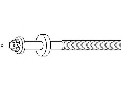 Set surub, chiulasa BMW 3 Compact (E36), BMW 3 limuzina (E36), BMW 5 limuzina (E39) - TOPRAN 500 369