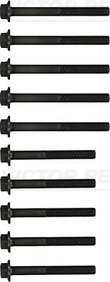 Set surub, chiulasa VICTOR REINZ 14-35733-01 model LANCIA DELTA I (831_) 1979 1980 1981 1982 1983 1984 1985 1986 1987 1988 1989 1990 1991 1992