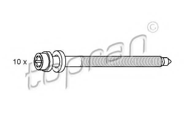 Set surub chiulasa # Vw Beetle 1998 1999 2000 2001 2002 2003 2004 2005 2006 2007 2008 2009 2010 # 109 547 # TOPRAN