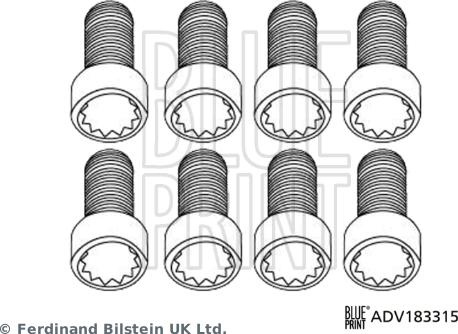 Set surub, volanta AUDI A3 (8VS, 8VM), Limousine, 05.2013 - Blue Print ADV183315