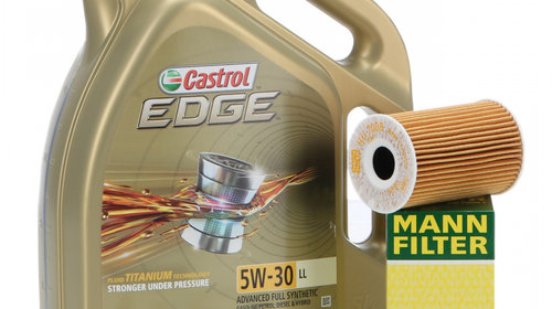 Set Ulei Motor Castrol Edge LL 5W-30 5L 