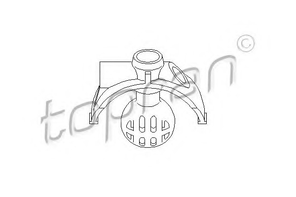 Sfera de cuplare maneta schimbator viteze 111 323 TOPRAN pentru Audi 80 Audi 100 Audi 500 Audi 90 Audi A8 Audi A6 Audi A4