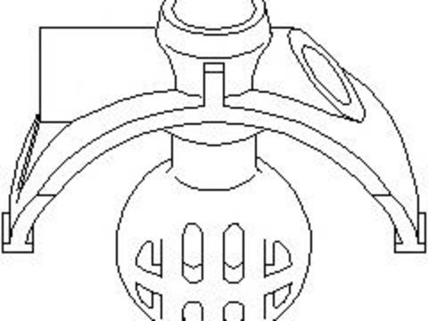 Sfera de cuplare, maneta schimbator viteze AUDI 90 (8C, B4), AUDI 80 Avant (8C, B4), AUDI 500 (44, 44Q, C3) - TOPRAN 111 323