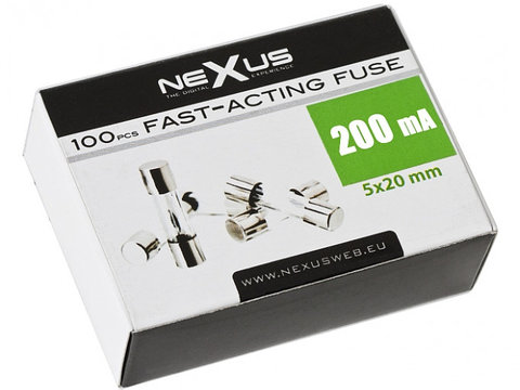 Sigurante Rapide 5 x 20 mm 200mA Nexus 05289