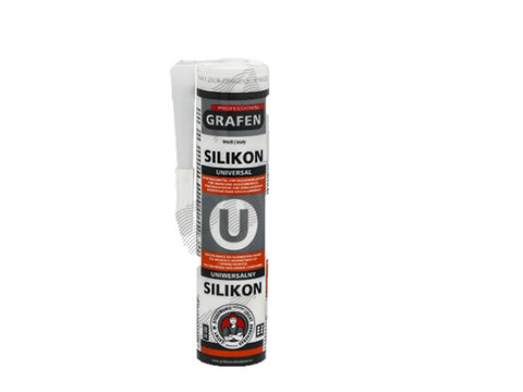 Silicon universal 280ml, alb GRAFEN PROFESSIONAL GPBSUB280