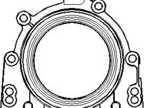 Simering, arbore cotit AUDI A4 limuzina (8D2, B5), VW POLO limuzina (6KV2), AUDI A3 (8L1) - TOPRAN 107 754