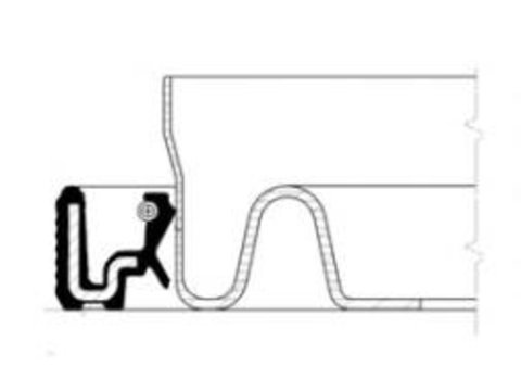 Simering, arbore cotit MERCEDES-BENZ G-CLASS (W463), FIAT X 1/9 (128 AS), BMW 2000-3.2 cupe (E9) - CORTECO 20034106B