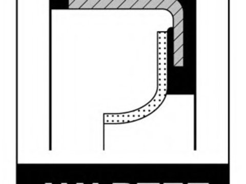 Simering ax intermediar 790 650 ELRING pentru Vw Passat Skoda Superb Vw Sharan Seat Alhambra Audi Tt Skoda Octavia Skoda Laura Vw Golf Audi A6 Skoda Yeti Vw Jetta Vw Vento Vw Tiguan Audi Q5 Vw Cc Vw Beetle Vw Novo Audi Q3 Vw Amarok Audi A8 Audi A3 Vw