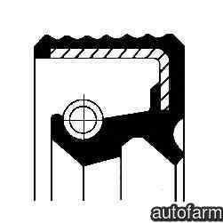 Simering, butuc roata VW LT 40-55 I platou / sasiu (293-909) CORTECO 01017096B