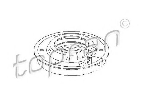 Simering, diferential OPEL ZAFIRA B (A05) (2005 - 2016) TOPRAN 207 320