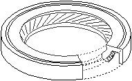 Simering, diferential PEUGEOT 806 (221), Citroen ZX (N2), PEUGEOT 306 hatchback (7A, 7C, N3, N5) - TOPRAN 722 331