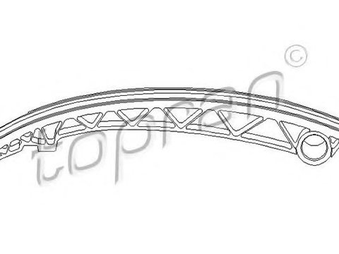 Sina intindere, lant distributie OPEL AGILA (A) (H00) (2000 - 2007) TOPRAN 205 563