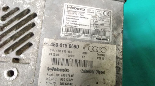 Sirocol 430815069d Audi A8 4E 2002-2010
