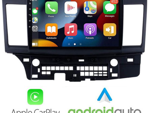 Sistem Multimedia MP5 Mitsubishi Lancer J-037 Carplay Android Auto Radio Camera USB
