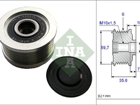 Sistem roata libera, generator (535004610 INA) HYUNDAI,KIA