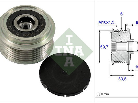 Sistem roata libera, generator (535006510 INA) OPEL,VAUXHALL