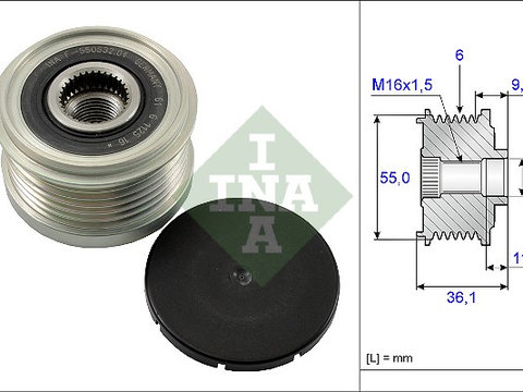 Sistem roata libera, generator (535010310 INA) Citroen,FIAT,IVECO,MULTICAR,PEUGEOT,PORSCHE