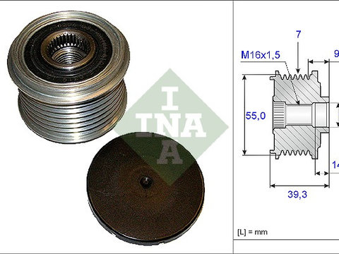 Sistem roata libera, generator (535014210 INA) BYD,HYUNDAI,KIA