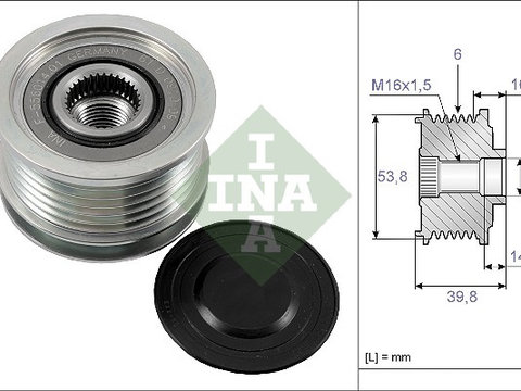 Sistem roata libera, generator (535017010 INA) Citroen,FORD,MITSUBISHI,PEUGEOT