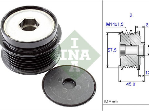 Sistem roata libera, generator (535017410 INA) JEEP