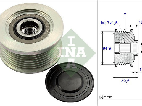 Sistem roata libera, generator (535017710 INA) NISSAN