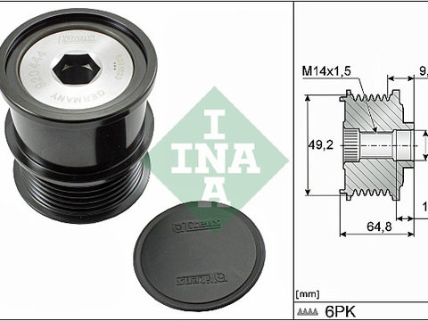 Sistem roata libera, generator (535028410 INA) FORD,FORD AUSTRALIA