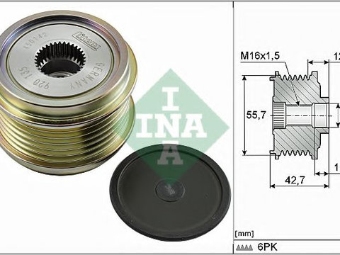 Sistem roata libera, generator AUDI A4 (8K2, B8) (2007 - 2015) INA 535 0276 10