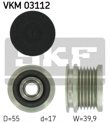 Sistem roata libera, generator AUDI A4 (8K2, B8) (2007 - 2015) SKF VKM 03112