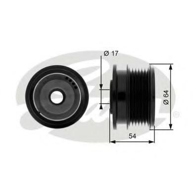 Sistem roata libera, generator CHRYSLER GRAND VOYAGER IV (RG, RS) - GATES OAP7083